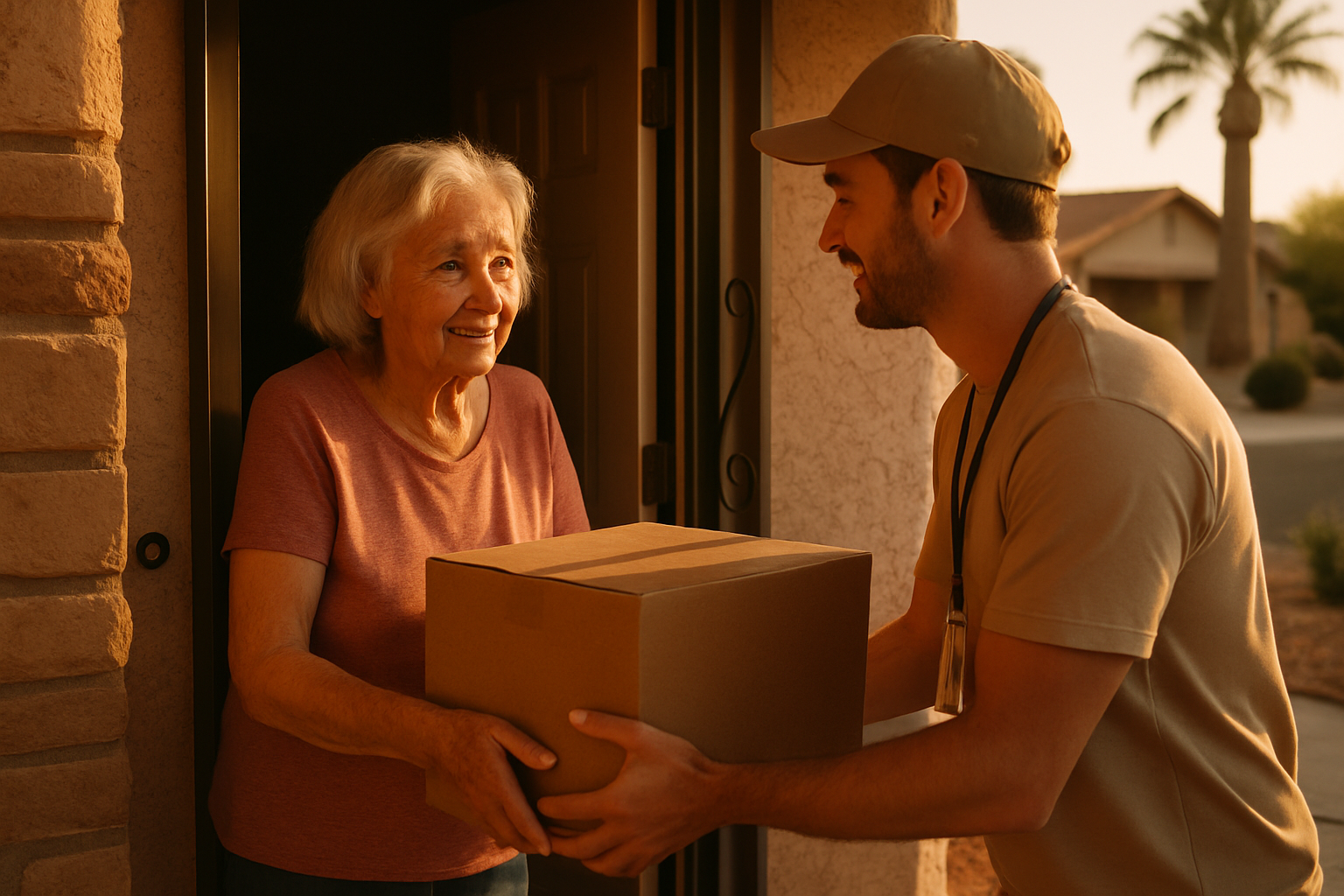 Vehicle donation moment in Arizona